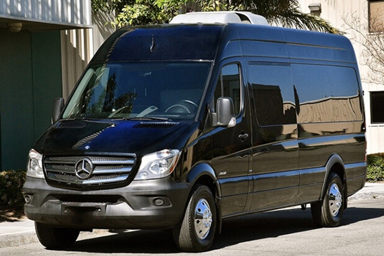 Sprinter van for executive transportation